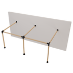 Kit Pérgola Adosada Ángulo 3x6 metros