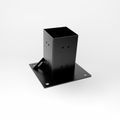 Conector Base Techo Acero Negro
