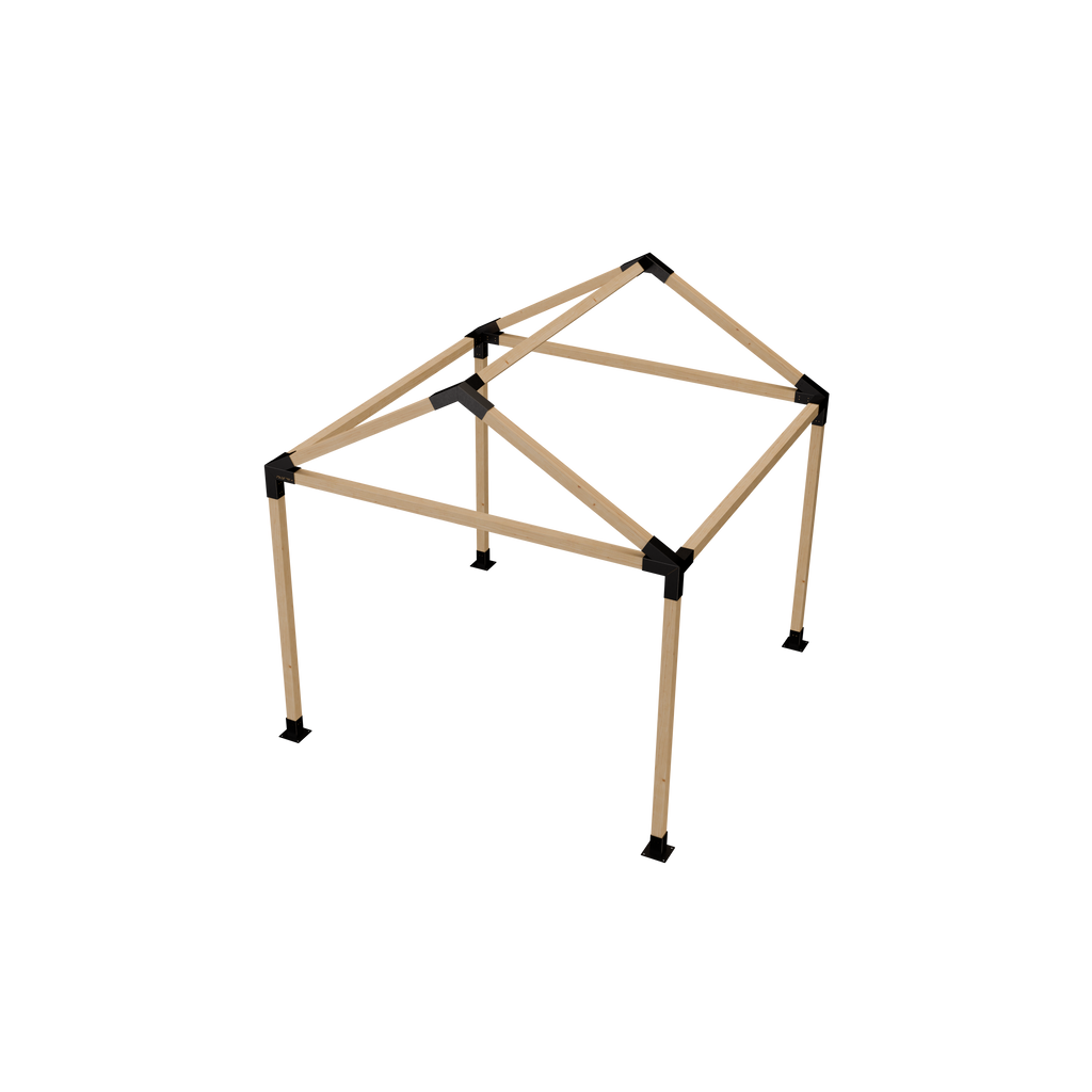 Kit Pérgola Casa 3x3 metros