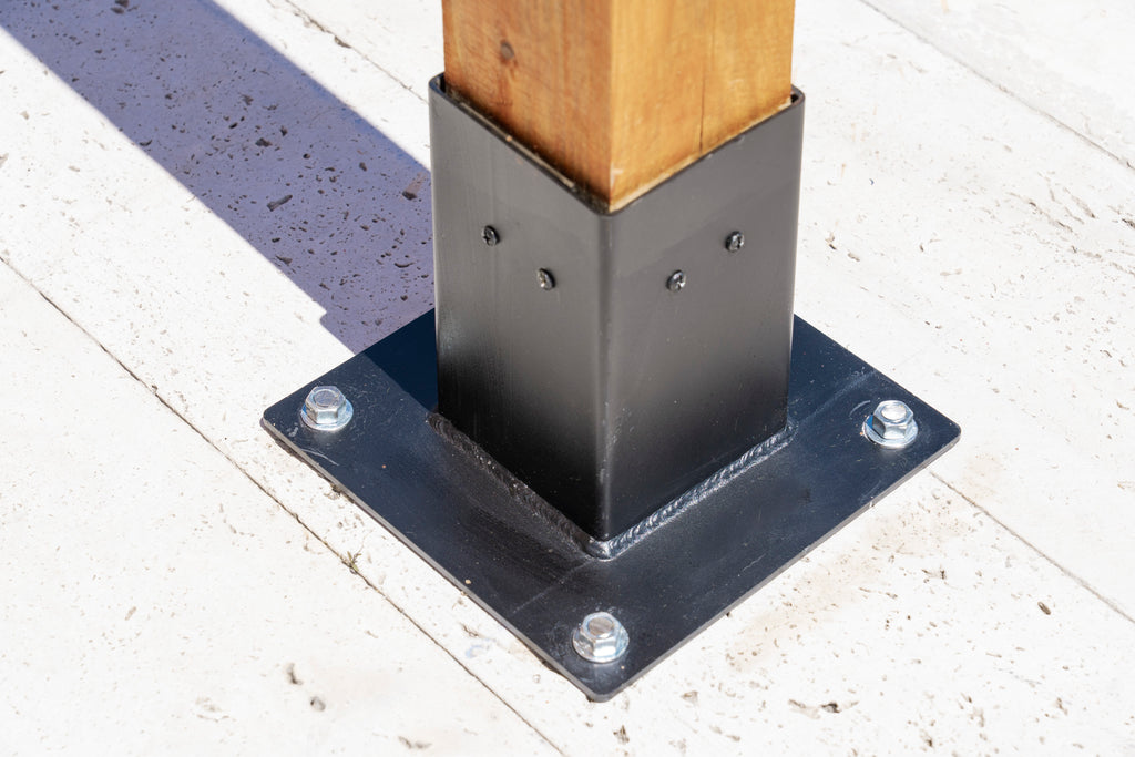 Conector Base Acero Negro