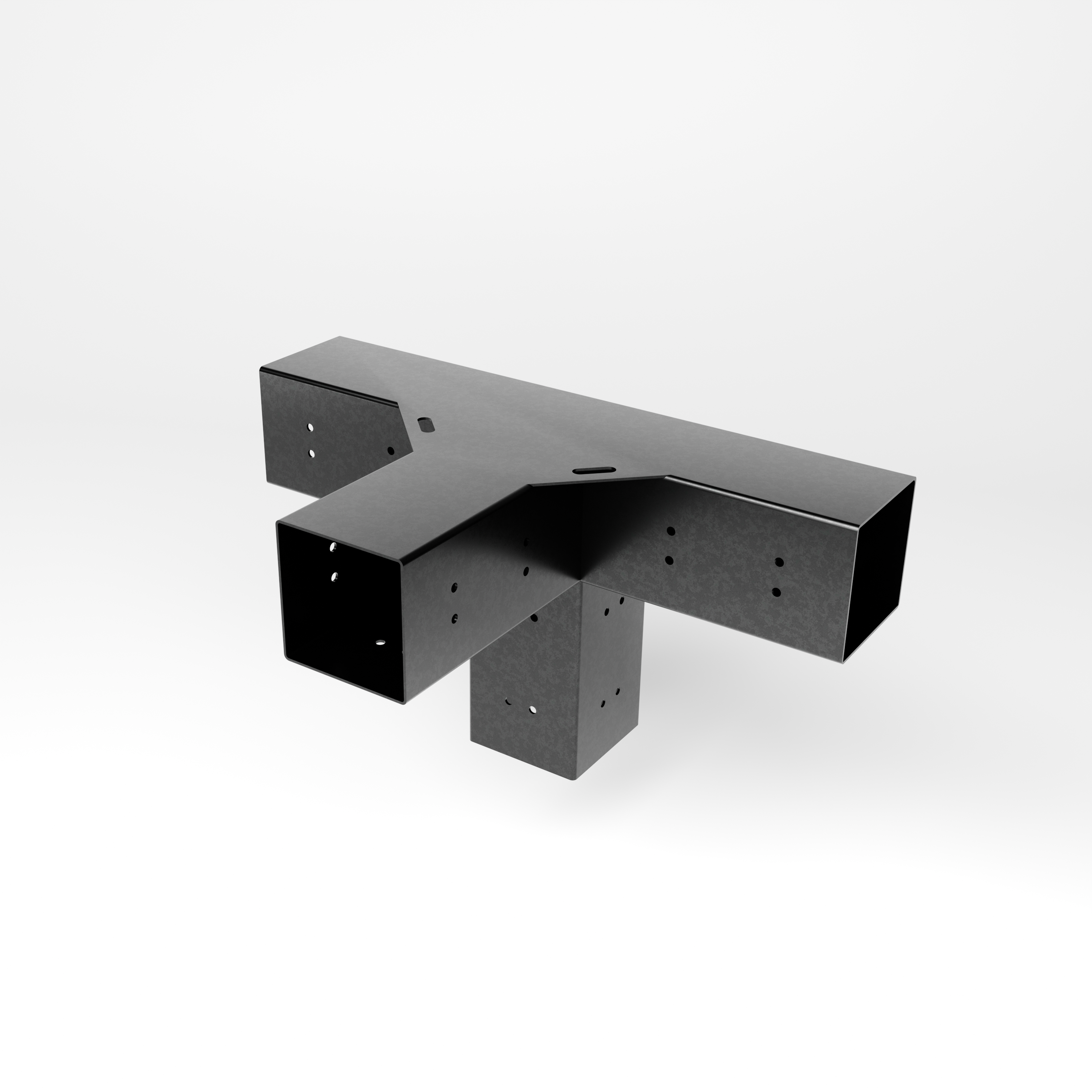 Conector Extensión Acero Negro