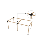 Conector Extensión Acero Negro