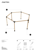 Kit Pérgola Hexagonal