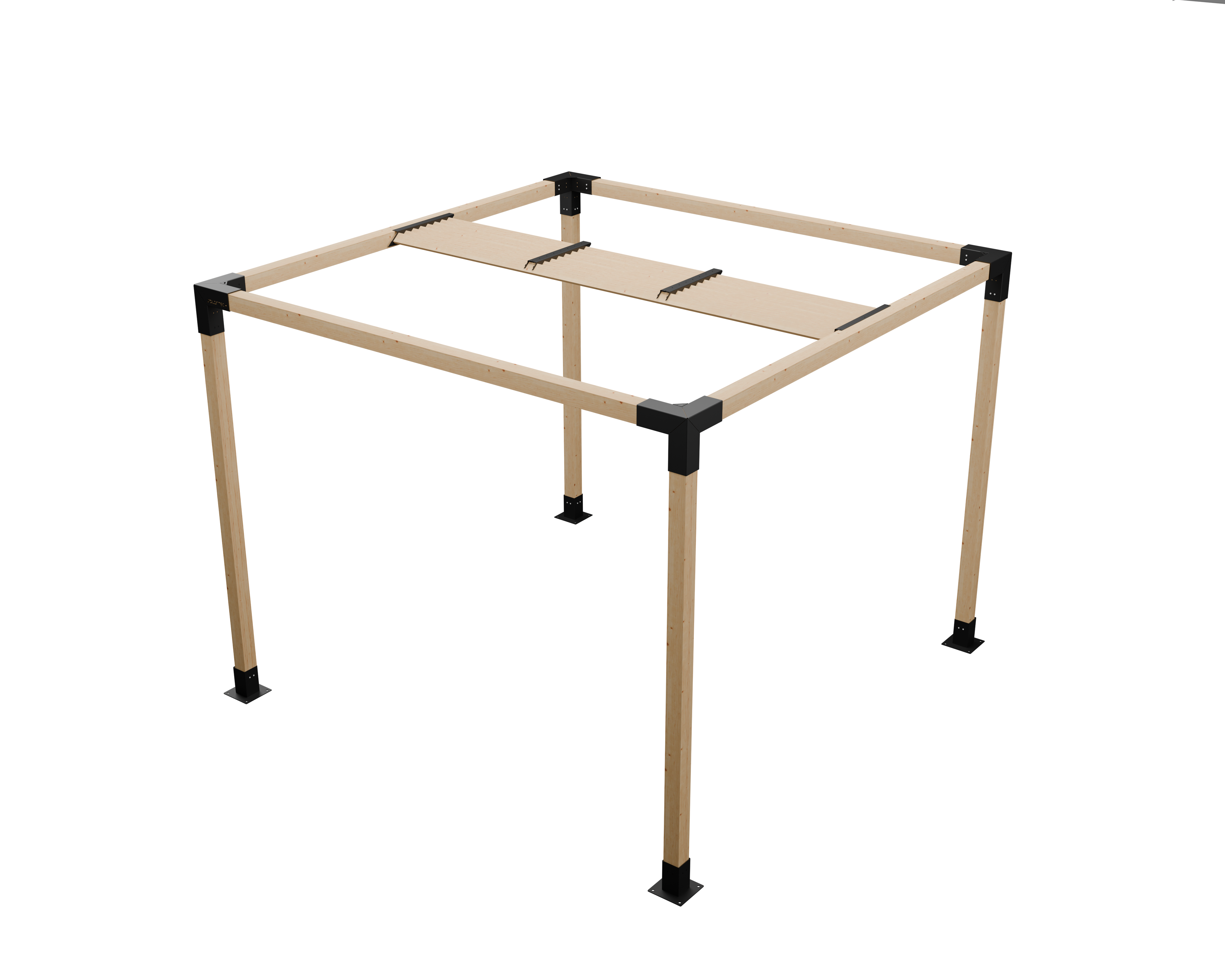 Kit Central Techo en Ángulo Palillaje para Pérgola