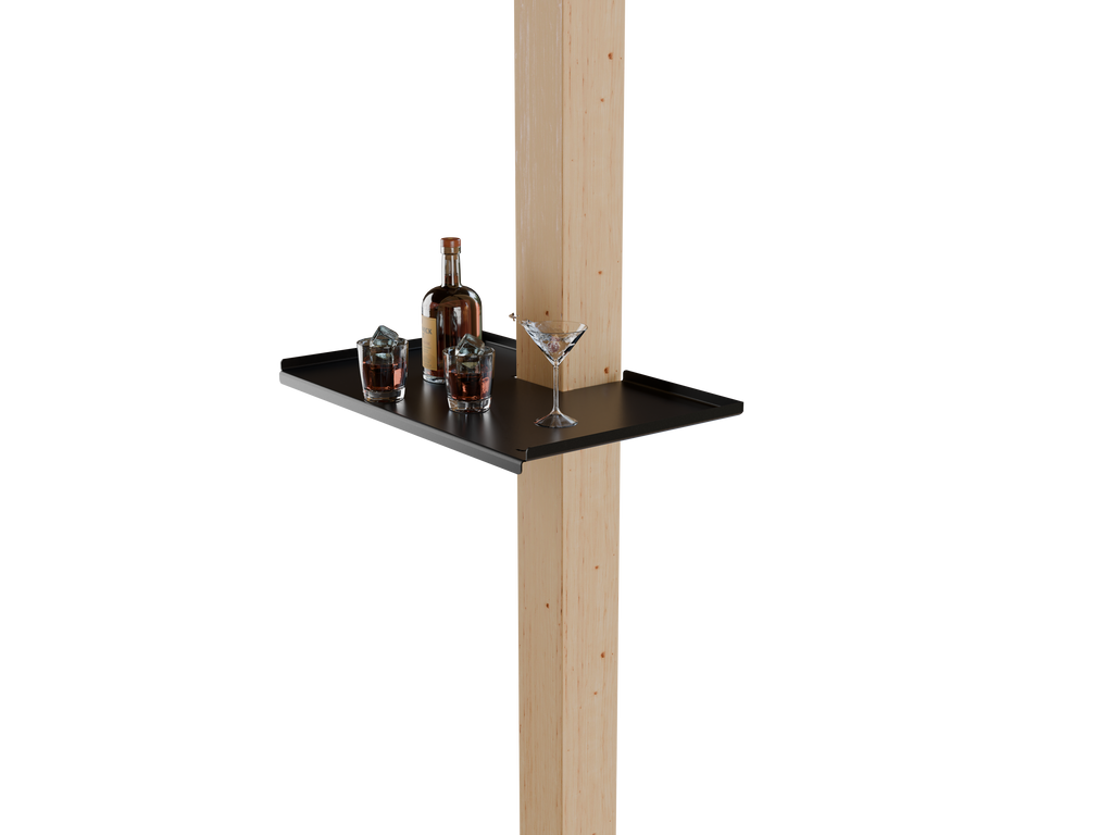 Mesa P2  Acero Negro Accesorio para Pérgola