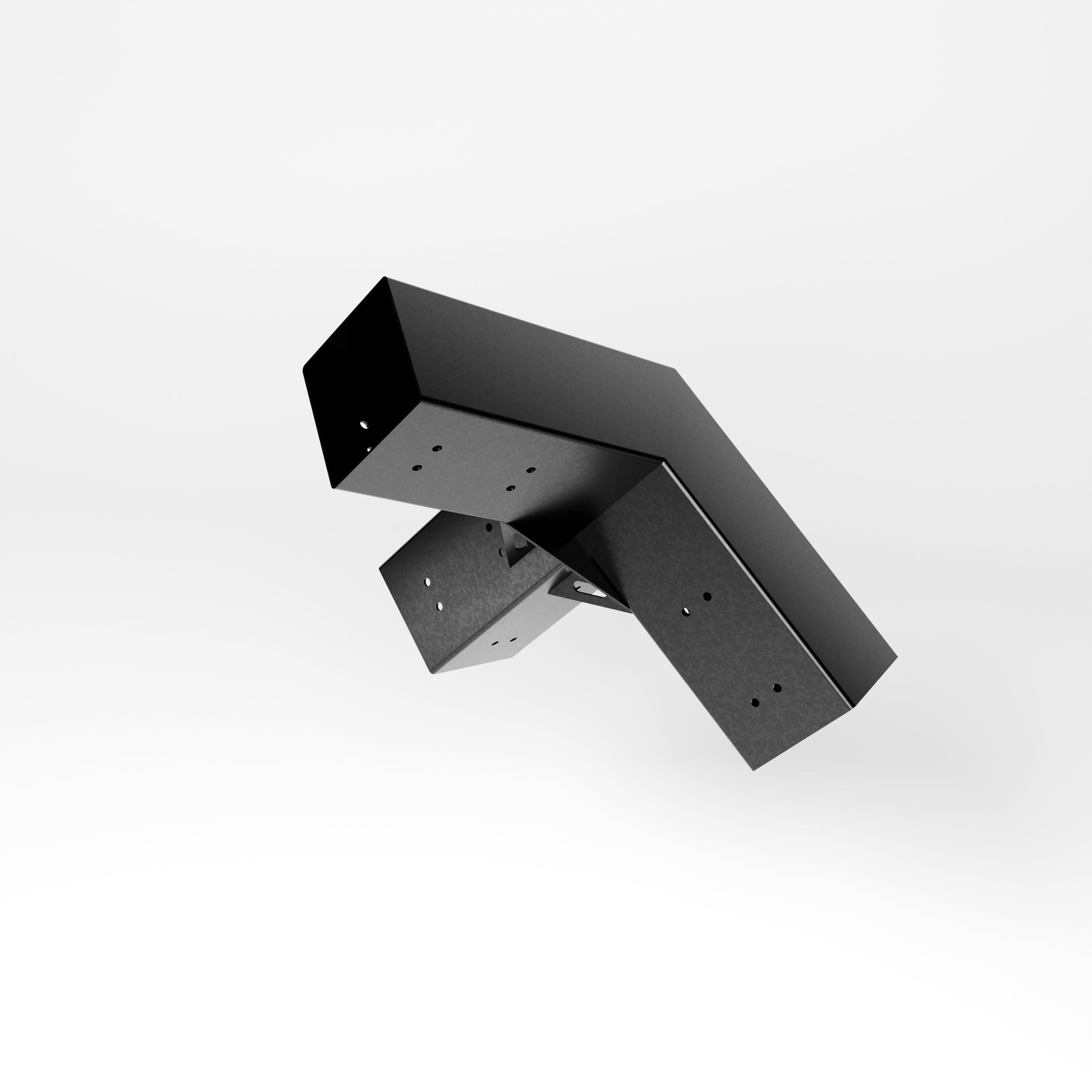 Conector Punta Casa Acero Negro