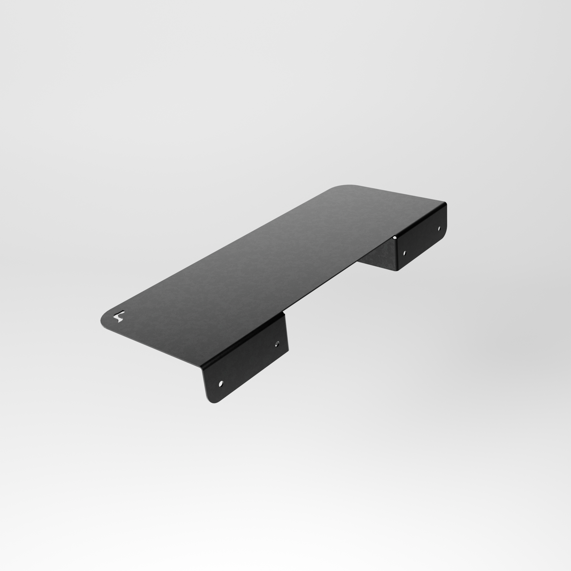 Repisa 3 Acero Negro Accesorio para Pérgola