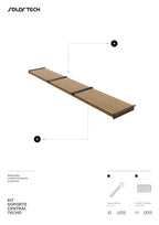 Kit Central Techo Palillaje para Pérgola