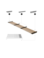 Kit Final Techo en Ángulo Palillaje para Pérgola