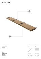 Kit Inicio Techo Palillaje para Pérgola