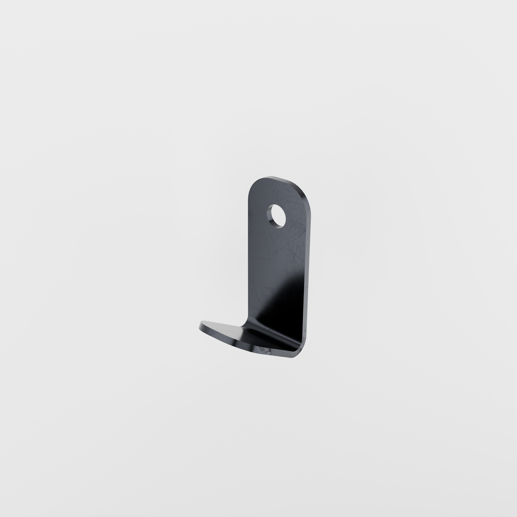 Kit Soporte Luces Acero Negro Accesorio para Pérgola