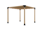 Kit Soporte Luces 2 Acero Negro Accesorio para Pérgola
