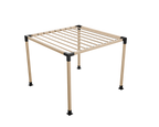 Kit Techo en Ángulo Cierre Completo para Pérgola 3 x 3 mts