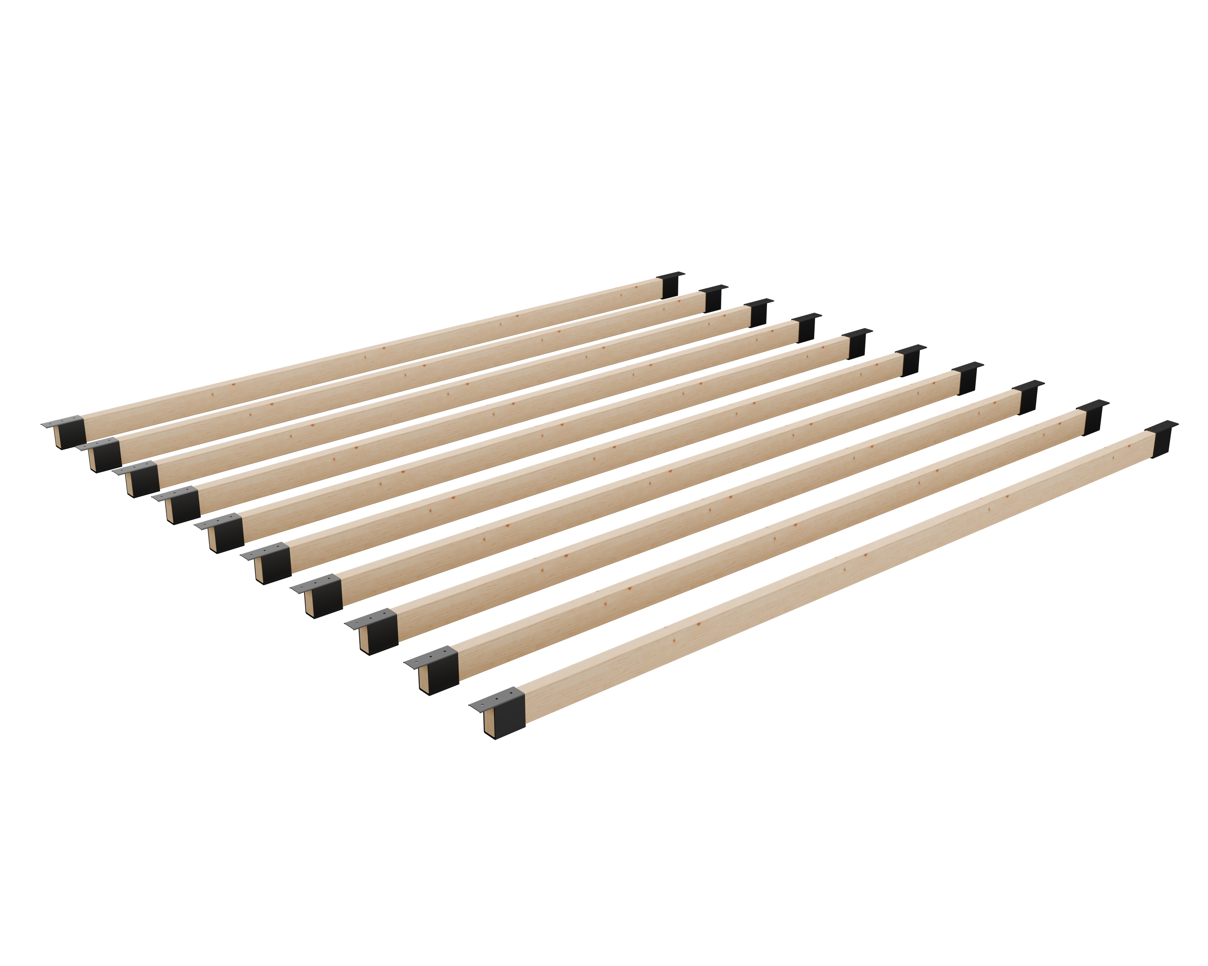Kit Techo Recto Cierre Completo para Pérgola 3 x 3 mts