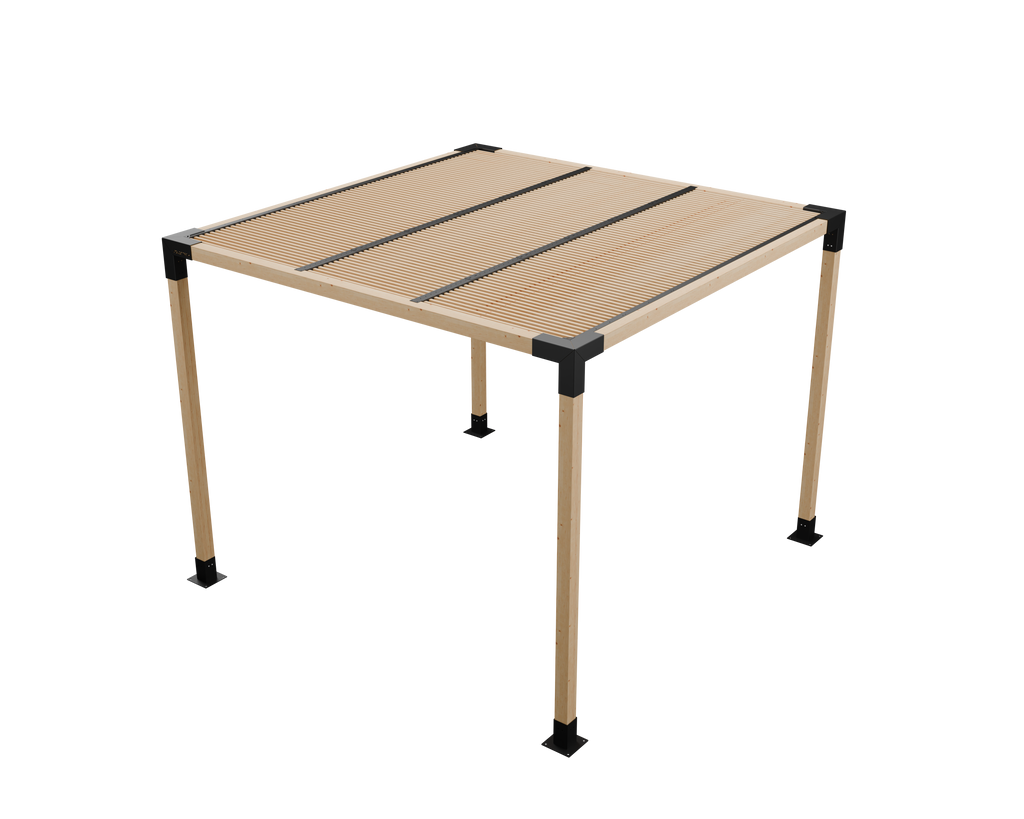 Kit Techo Palillaje Completo para Pérgola 3 x3 mts