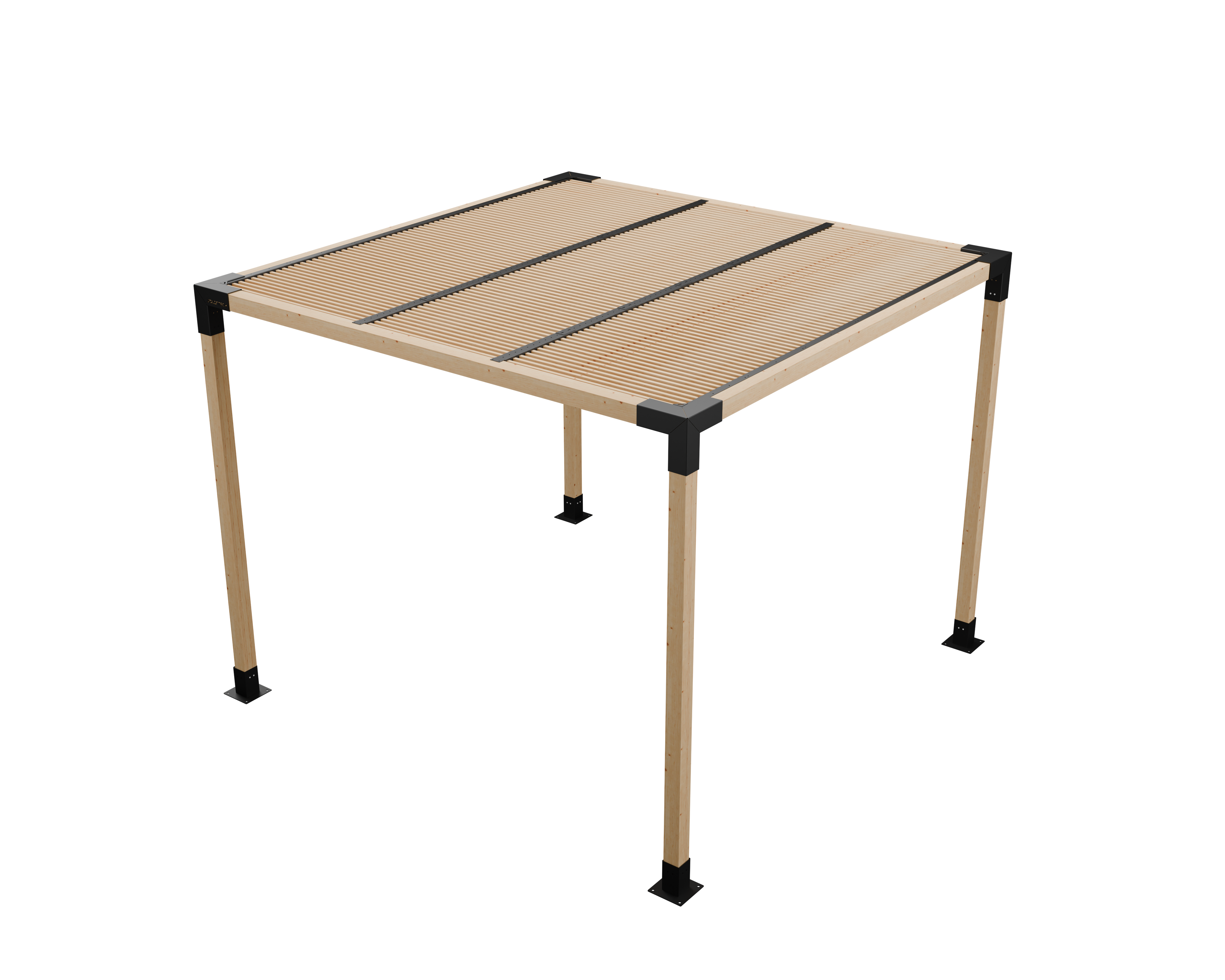 Kit Techo Palillaje Completo para Pérgola 3 x3 mts