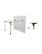 Conector Triple Angulo L1 Acero Negro